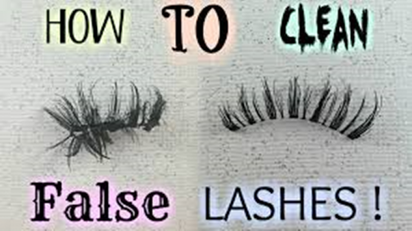 How to clean false eyelashes