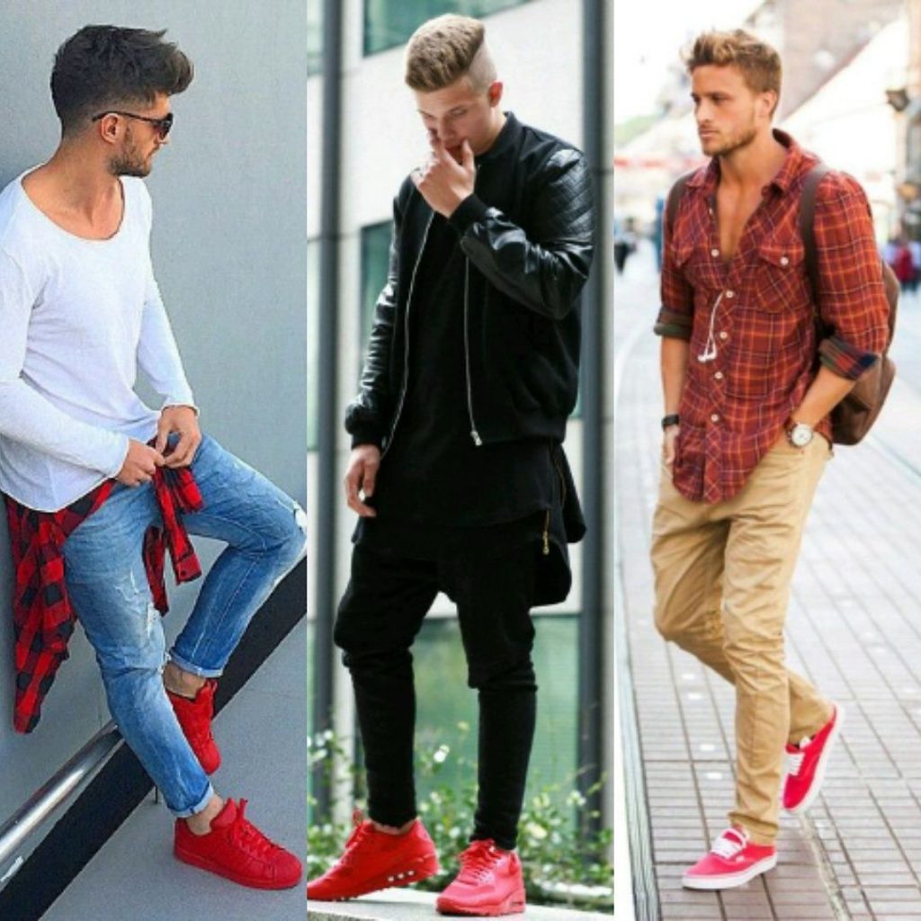 Stuepige vest pelleten What to wear with red shoes for men - Today Dresses