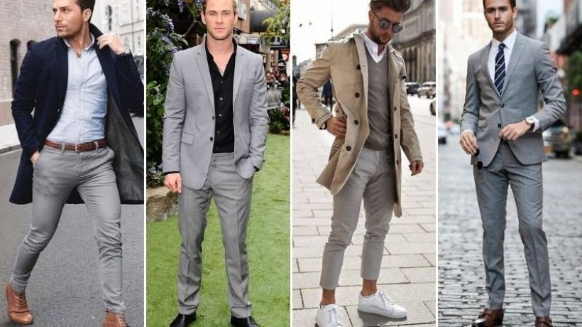 What color shoes to wear with dark grey pants?