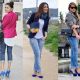 What to wear with blue shoes ladies