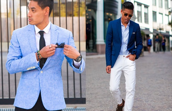 What to wear with blue blazer