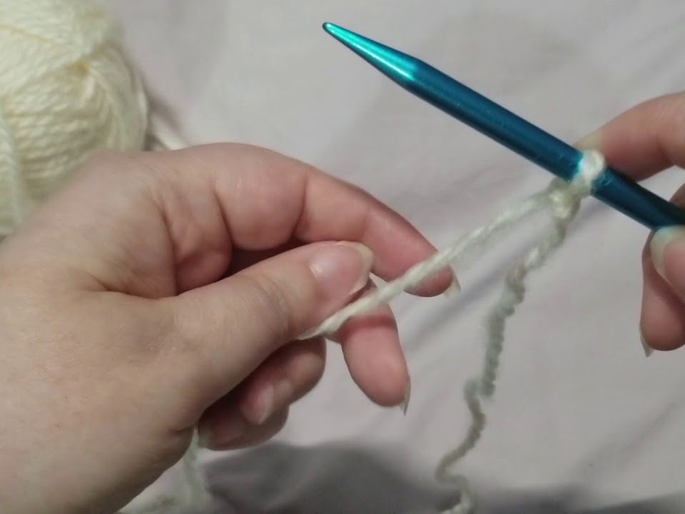 How to Knit with One Needle