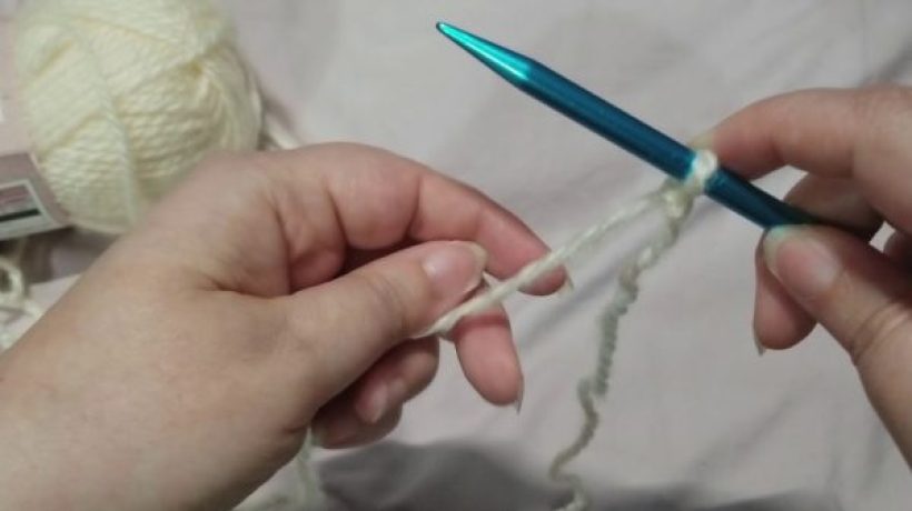 How to Knit with One Needle