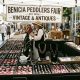Vintage jewelry and antiques displayed at the Benicia Peddlers Fair booth