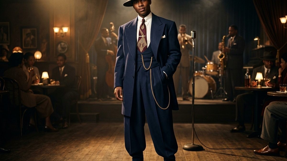 Zoot Suit fashion showing its cultural history and modern style