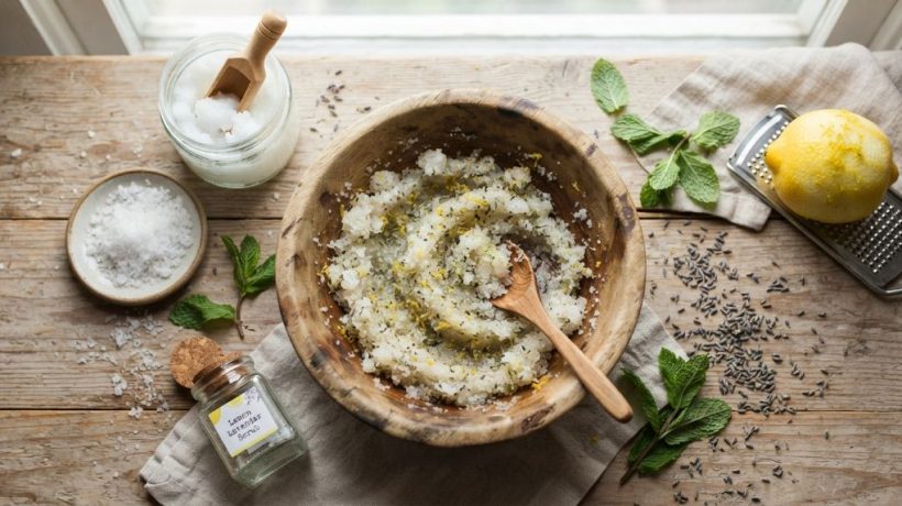 How to Make a Clean Body Scrub at Home That Is Safe to Keep in the Shower